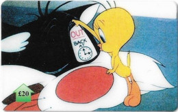 UK - PPS - Cartoon Series, Tweety Bird #3, Fake Prepaid 20£, 500ex - [ 8] Ediciones De Empresas