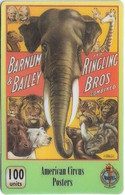 UK - Unitel - UT - 0003 - Walt Disney - American Circus Posters, Fake Prepaid 100Units - [ 8] Firmeneigene Ausgaben