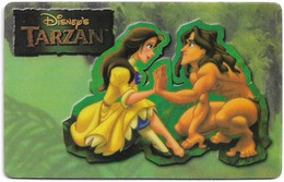 USA - Global Call - Disney, Tarzan #6, Exp.10.1997, Fake Prepaid - Otros & Sin Clasificación