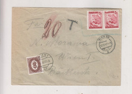 AUSTRIA 1947 WIEN Nice Cover  Postage Due - 1945-60 Covers