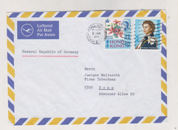 HONG KONG 1971 Nice Airmail Cover To Germany - Briefe U. Dokumente