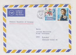 HONG KONG 1971 Nice Airmail Cover To Germany - Brieven En Documenten