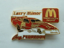 PIN'S MC DONALD'S RACING - DRAGSTER - COCA COLA - LARRY MINOR - SIGNE MFS - McDonald's