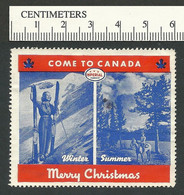 B67-52 CANADA Imperial Oil Christmas Winter Summer Stamp Used - Viñetas Locales Y Privadas