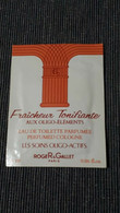 PARFUM POCHETTE RAFRAICHISSANTE ROGER GALLET FRAICHEUR TONIFIANT POUR COLLECTION - Zonder Classificatie