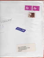 OLANDA - NEDERLAND - Paesi Bassi - 2005 - 3 Stamps - Big Envelope - Viaggiata Da ???? Per Brussels, Belgium - Brieven En Documenten