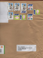 OLANDA - NEDERLAND - Paesi Bassi - 2017 - 9 Stamps - Aangetekend-Registered - Big Envelope - Viaggiata Da Roermond Per O - Covers & Documents