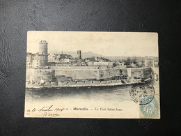 436 - MARSEILLE Le Fort Saint Jean - 1904 Timbrée - Vieux Port, Saint Victor, Le Panier