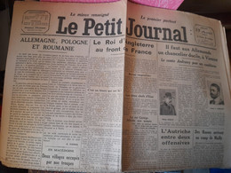 WWI Quotidien Le Petit Journal 17 Aout 1916 Il Faut Aux Allemands Un Chancelier Docile A Vienne - Le Petit Parisien