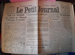 WWI Quotidien Le Petit Journal 18 Aout 1916 Le Projet De Vente Des Antilles Danoises Provoque Une Crise En Danemark - Le Petit Parisien