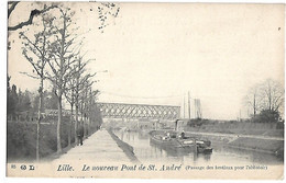 PENICHE - LILLE -  Le Nouveau Pont De St André - Embarcaciones