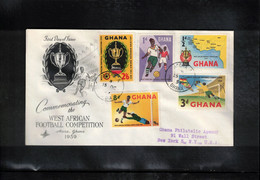 Ghana 1959 West African Football Competition FDC - Fußball-Afrikameisterschaft