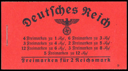 1939, Deutsches Reich, MH 38.1, ** - Booklets