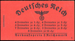 1937, Deutsches Reich, MH 37.1, ** - Cuadernillos