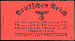 1937, Deutsches Reich, MH 37.1, ** - Libretti