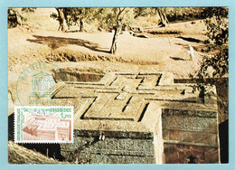 Carte Maximum 1984 - Unesco 1984 - Patrimoine Universel - Ethiopie YT 79 - Paris - 1980-89