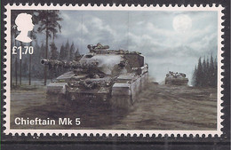 GB 2021 QE2 £1.70 British Army Vehicles Chieftan Mk 5 Tank Umm ( T767 ) - Unused Stamps