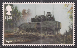 GB 2021 QE2 £1.70 British Army Vehicles Ajax Tank Umm ( M1362 ) - Unused Stamps
