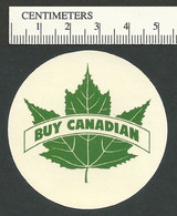 B67-66 CANADA Maple Leaf Buy Canadian Circular Label 1958 MNH - Local, Strike, Seals & Cinderellas