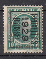 BELGIË - PREO - Nr 196 B - BRUXELLES 1929 BRUSSEL - (*) - Typografisch 1922-31 (Houyoux)