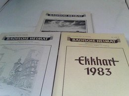 Badische Heimat - Mein Heimatland 62.Jahrgang 1982 Heft 2-4, Heft 1 Fehlt - Allemagne (général)