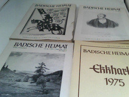 Badische Heimat - Mein Heimatland 54.Jahrgang 1974 Heft 1-4 Komplett - Allemagne (général)