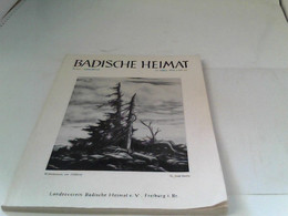 Badische Heimat - Mein Heimatland 42.Jahrgang 1962 Heft 1/2 - Alemania Todos