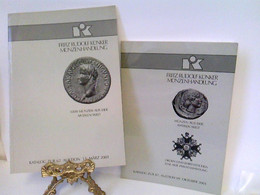 Konvolut 2 Kataloge 1. 1000 Münzen Aus Der Antiken Welt 13. März 2001,  Auktion 61. Katalog Und 2. Münzen Aus - Numismatique