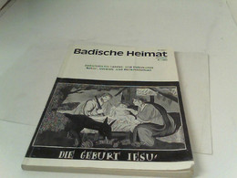 Badische Heimat 72.Jahrgang 1992 Heft 4 - Allemagne (général)