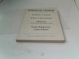 Badische Heimat - Mein Heimatland 51.Jahrgang 1971 Heft 4 - Deutschland Gesamt