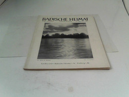 Badische Heimat - Mein Heimatland 36.Jahrgang 1956 Heft 4 - Deutschland Gesamt