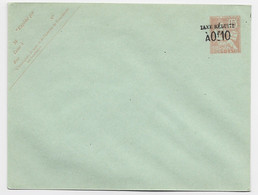 PORT SAID ENTIER 15C MOUCHON TAXE REDUITE A 0FR10 ENVELOPPE COVER NEUF - Covers & Documents