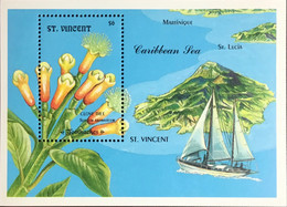 St Vincent 1992 Medicinal Plants Minisheet MNH - Medicinal Plants