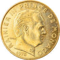 Monnaie, Monaco, Rainier III, 20 Centimes, 1978, SUP, Aluminum-Bronze - 1960-2001 Nouveaux Francs