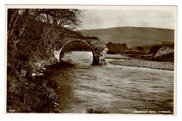 Ref 1515 - Early Postcard - Real Photo - Deuchar Brig - Yarrow Selkirkshire Scotland - Selkirkshire