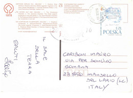 2016 CARTOLINA WIELICZKA PER ITALIA - Cartas & Documentos