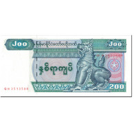 Billet, Myanmar, 200 Kyats, 2004, Undated (2004), KM:78, NEUF - Myanmar