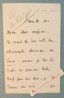 L.A.S Albert DELPIT écrivain - Chronique Sur Paris - Fut Secrétaire D'Alexandre Dumas - Avenue Percier Lettre Autographe - Writers