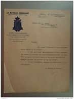 1934 La Mutuelle Congolaise Aide Et Protection Aux Anciens Africains Anvers Lettre à  Wasmes - Bank & Insurance