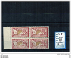MERSON - 121p. Bloc De 4  (Pli Accordéon) - Unused Stamps
