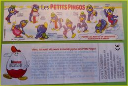 KINDER BPZ SERIE FUNNY PINGOS FRANCE  1995 - Instructions