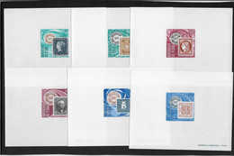 Tchad Poste Aérienne N°78/83 - Timbres Sur Timbres - Epreuve De Luxe - TB - Tchad (1960-...)