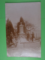 Carte Photo Roy (Marche-en-Famenne) Monument A Nos Héros (Abbé Jassogne, H.Remy, J.Michel, R.Dombier) - Marche-en-Famenne