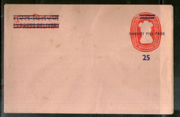 India 15p+13p Express Delivery Envelope With Overprint MINT # 16068 - Buste