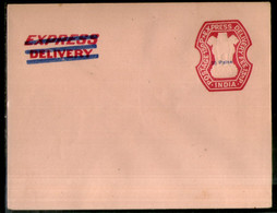 India 15p+13p Express Delivery Envelope With Overprint MINT # 6062 - Omslagen