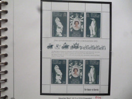 BRITISH ANTARCTICA TERRITORY MINT STAMPS/SHEETS QUEEN II 25th CORONATION ANNIVERSARY AS PER SCAN - Altri & Non Classificati