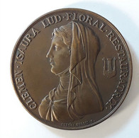 Médaille De Table Commémorative De La Restauration Des Jeux Floraux De Toulouse MCCCXXIII - Sin Clasificación