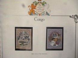 CONGO BRAZZAVILLA SG 635-3 MINT STAMPS/SHEETS QUEEN II 25th CORONATION ANNIVERSARY AS PER SCAN - Otros & Sin Clasificación