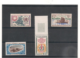 NOUVELLE CALÉDONIE 1968 N°Y/T: 351/54** Côte : 20,50 € - Unused Stamps