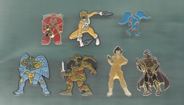 PINS PIN'S DISNEY 1192 GUERRIER GUERRIERE COMBATTANT LOT 7 PINS - Disney